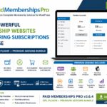 Paid Memberships Pro v3.6.4 GPL Plugin + Addons Bundle for WordPress