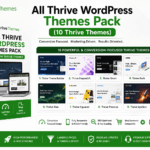 All Thrive WordPress themes pack with 10 premium Thrive themes for conversion-focused websites