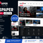 Newspaper Theme GPL v12.7.6 Best News Magazine WordPress Theme Download